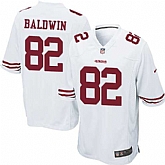 Nike Men & Women & Youth 49ers #82 Jon Baldwin White Team Color Game Jersey,baseball caps,new era cap wholesale,wholesale hats
